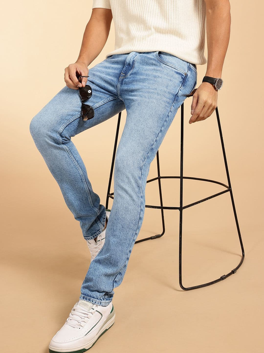 French Connection Men Slim Fit Heavy Fade Jeans - view 1