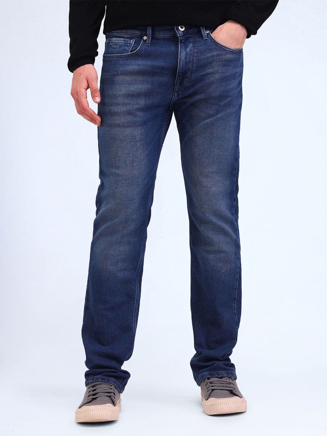 Flying Machine Men Slim Fit Light Fade Mid-Rise Jeans - view 1