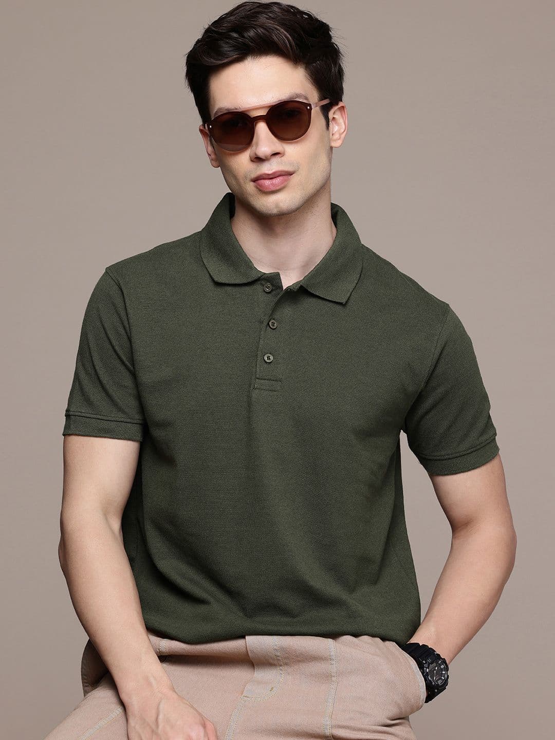 Moda Rapido Men Polo Collar T-shirt - view 1