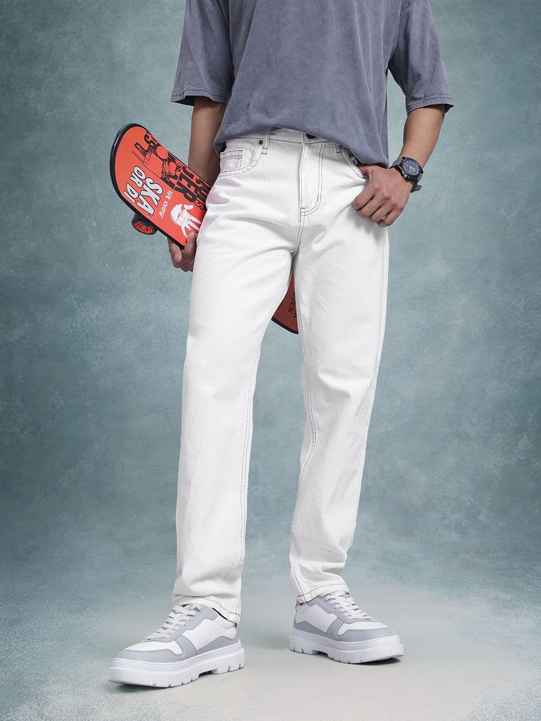The Roadster Lifestyle Co. Men Relaxed Fit Cotton Jeans - view 1