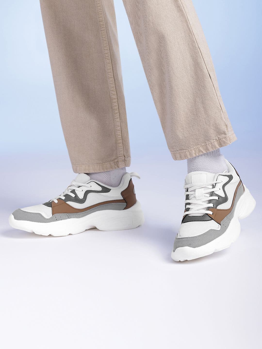 Mast & Harbour Women Colourblocked Chunky Sneakers - view 1