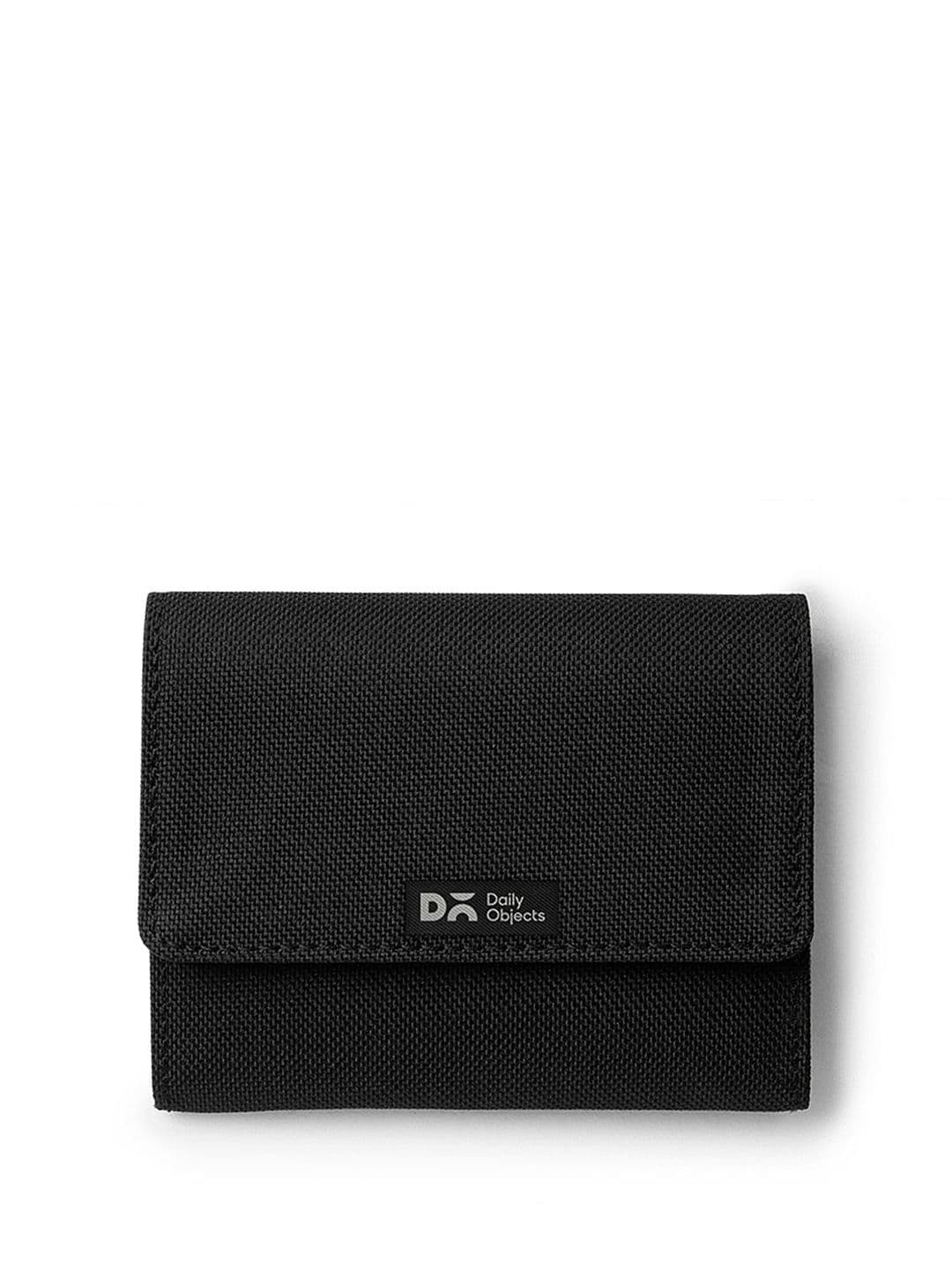 DailyObjects Black Ballistic Nylon Flip Top Card Wallet - view 1