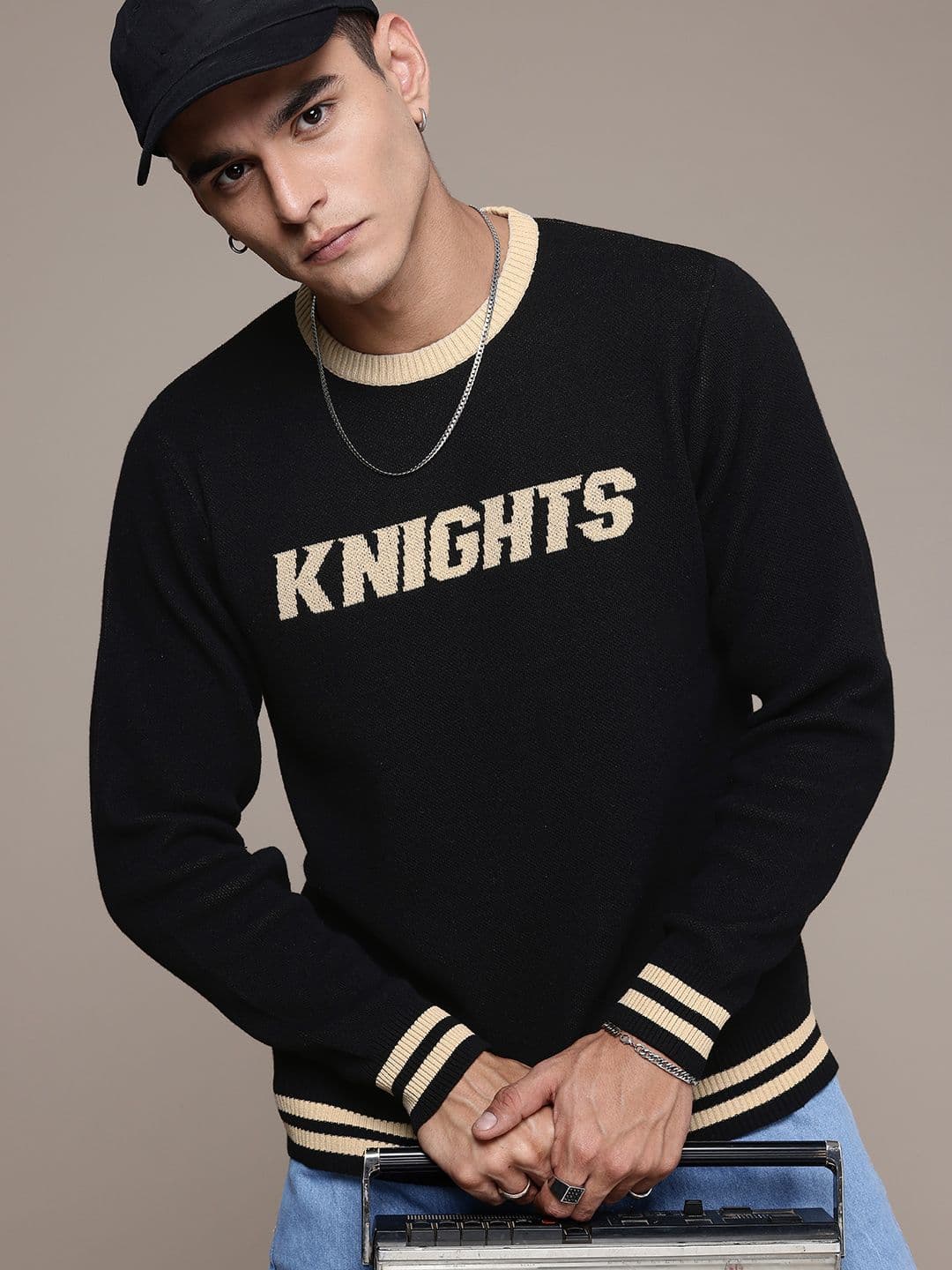 The Roadster Lifestyle Co. Men Typography Printed Pullover - view 1