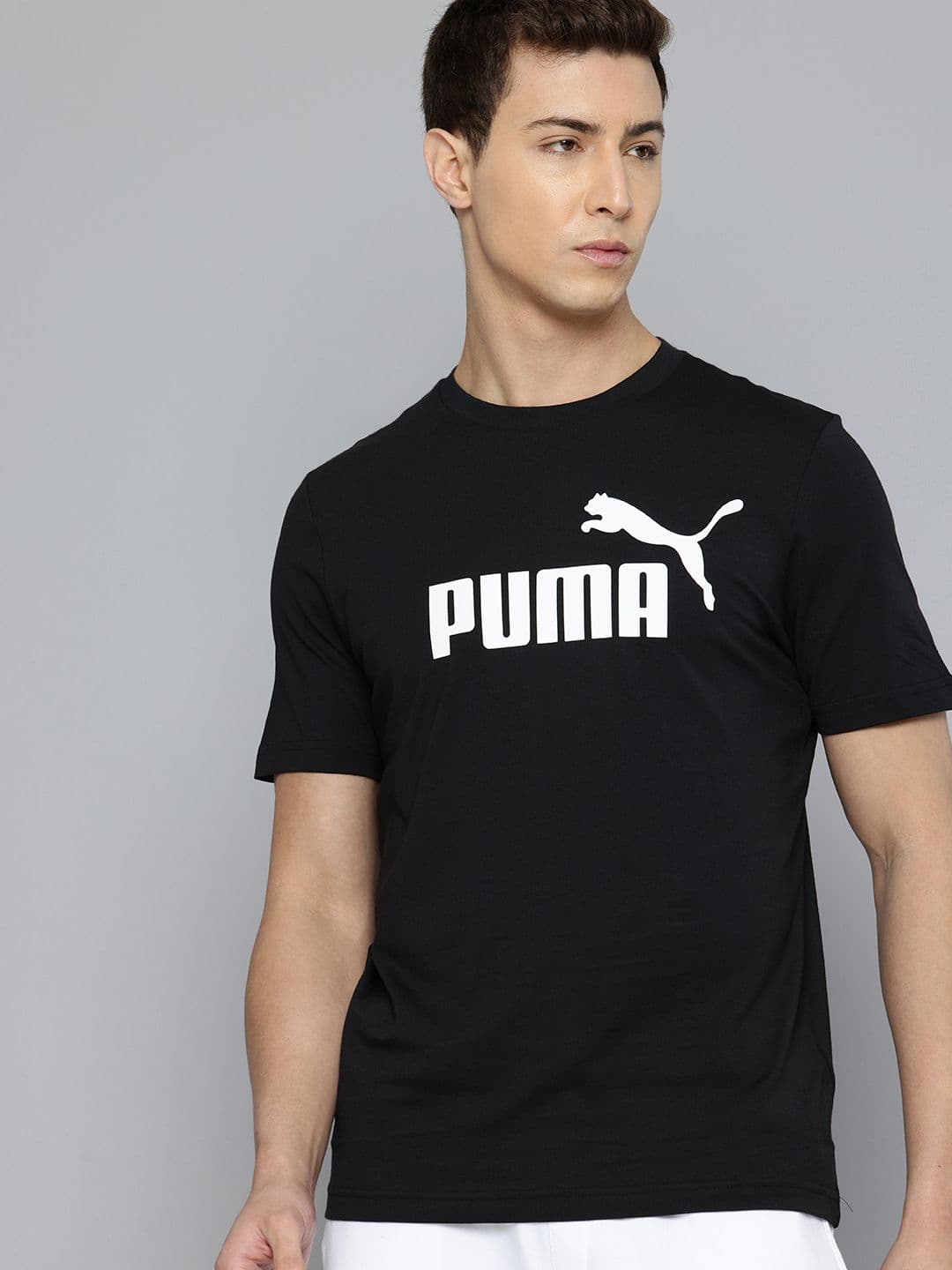 Puma No. 1 Logo Printed Pure Cotton Outdoor T-shirt - view 1