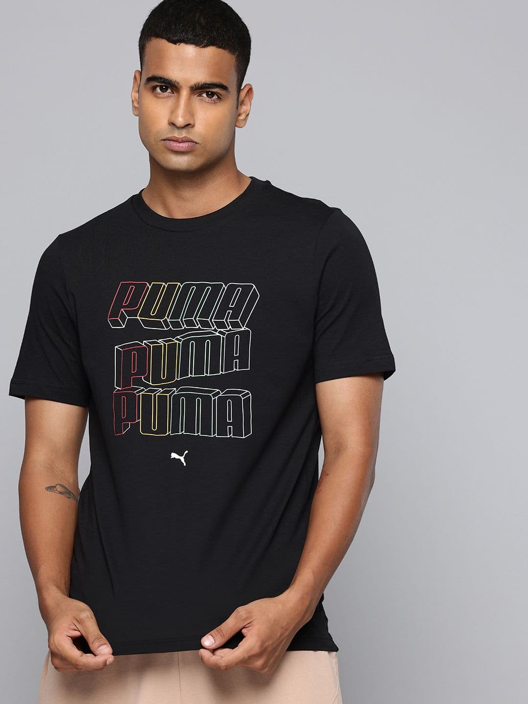 Puma Lab Brand Logo Printed T-shirt - view 1