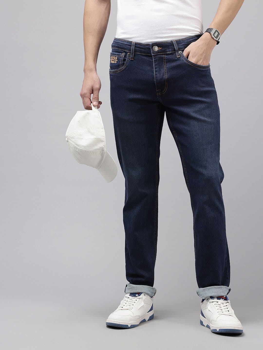 U.S. Polo Assn. Denim Co. Men Regallo Skinny Fit Light Fade Stretchable Jeans - view 1
