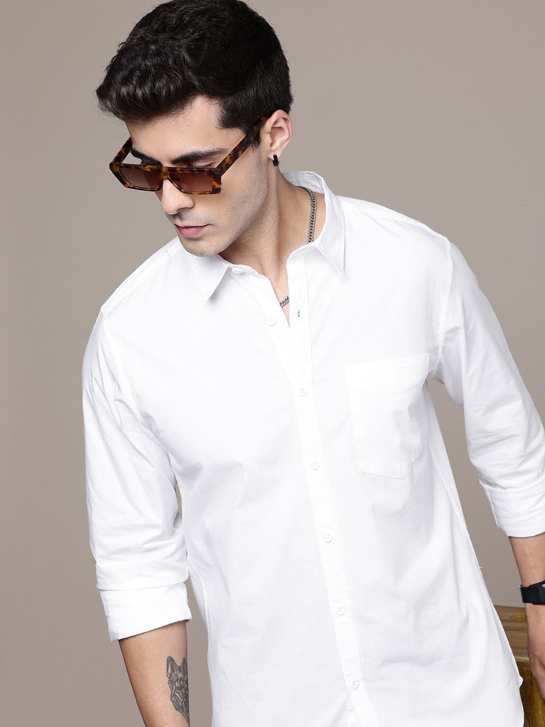 The Roadster Life Co. Opaque Pure Cotton Casual Shirt - view 1