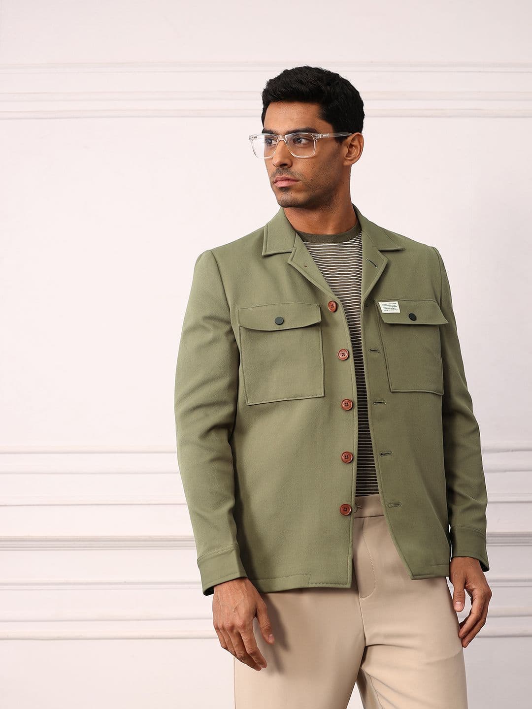 Mr Bowerbird Double Pocket Resort Collar Tailored Jacket - view 1