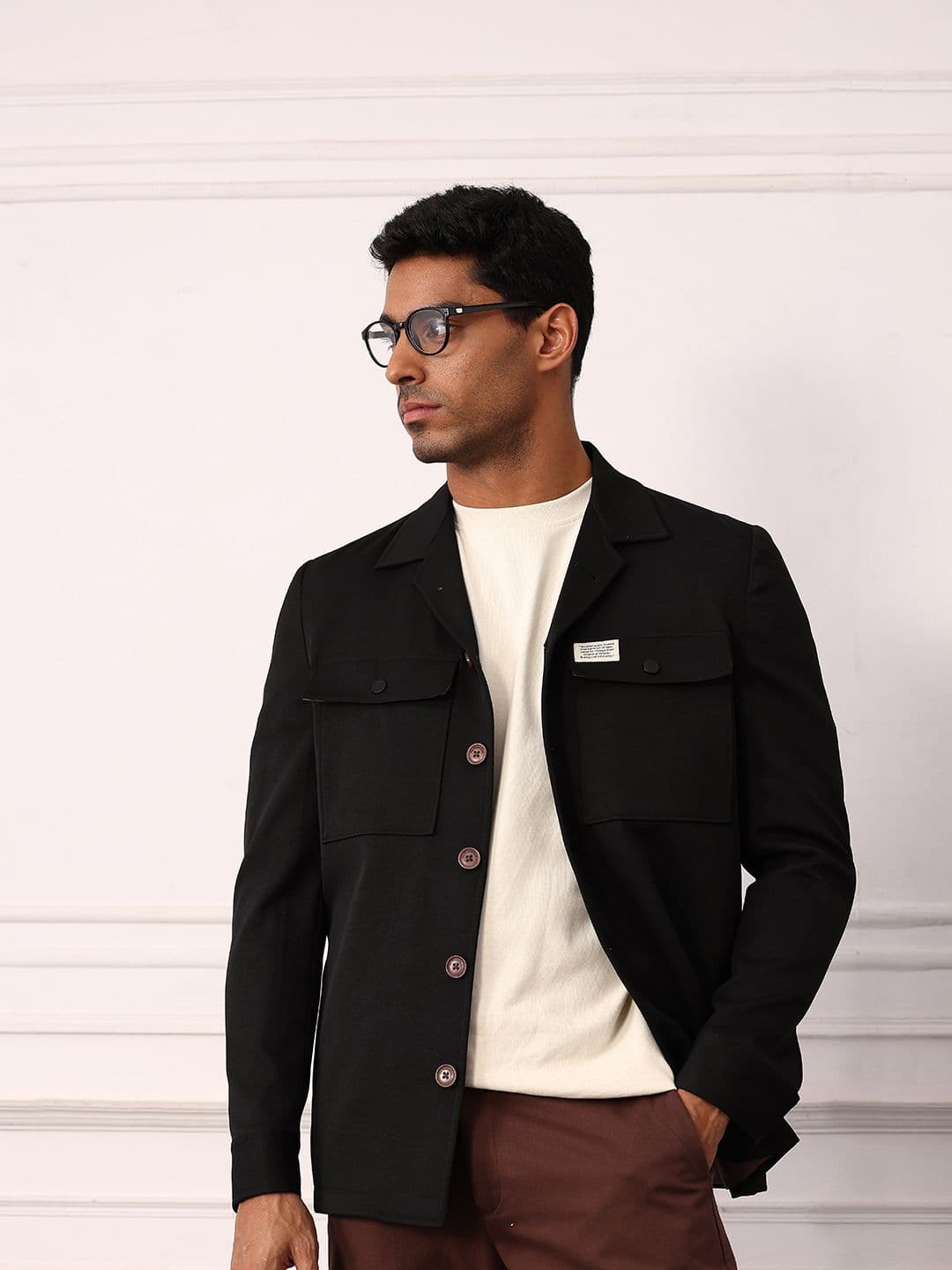 Mr Bowerbird Double Pocket Resort Collar Tailored Jacket - view 1