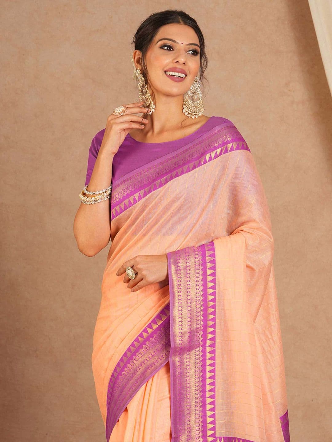Saree mall Ethnic Motifs Designer Maheshwari Sarees - view 1