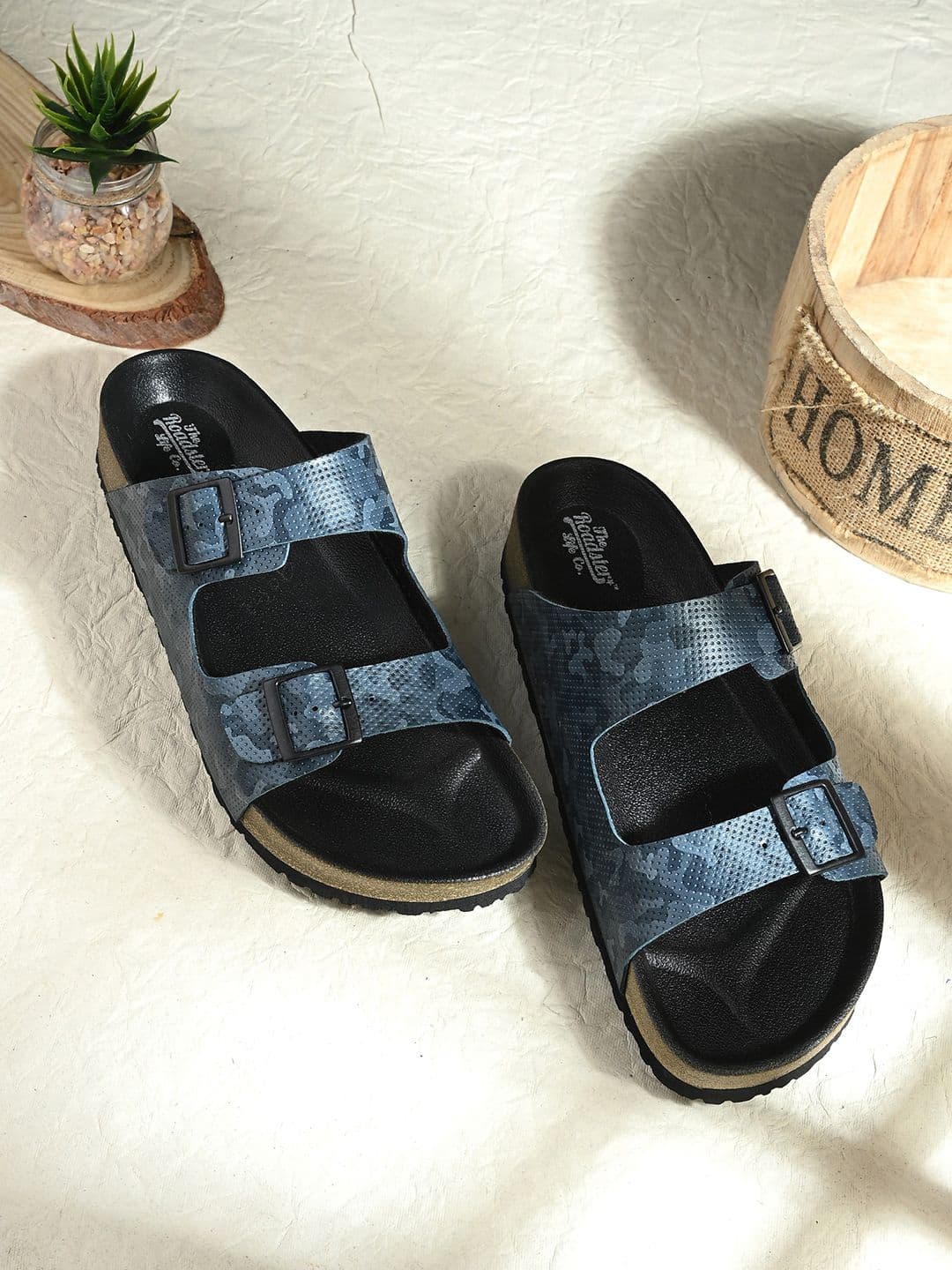 The Roadster Lifestyle Co Men Printed Comfort Sandals - view 1