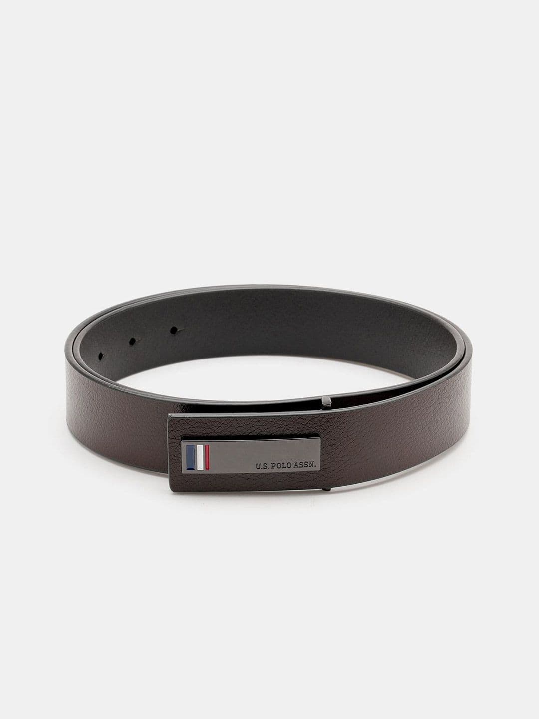 U.S. Polo Assn. Men Textured Leather Reversible Belt - view 1