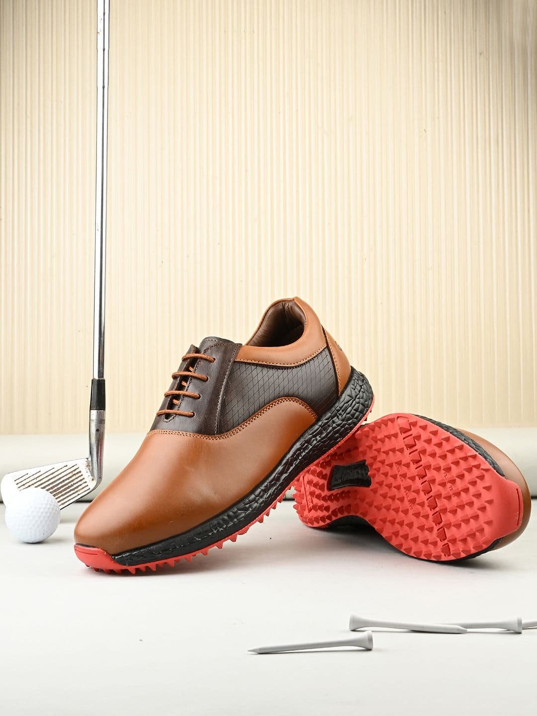 PRO ASE Men Leather Golf Shoes - view 1