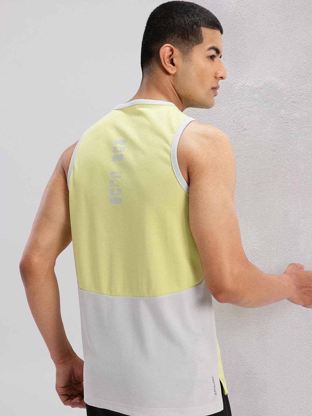 HRX by Hrithik Roshan Rapid-Dry Colourblocked Running T-shirt - view 1