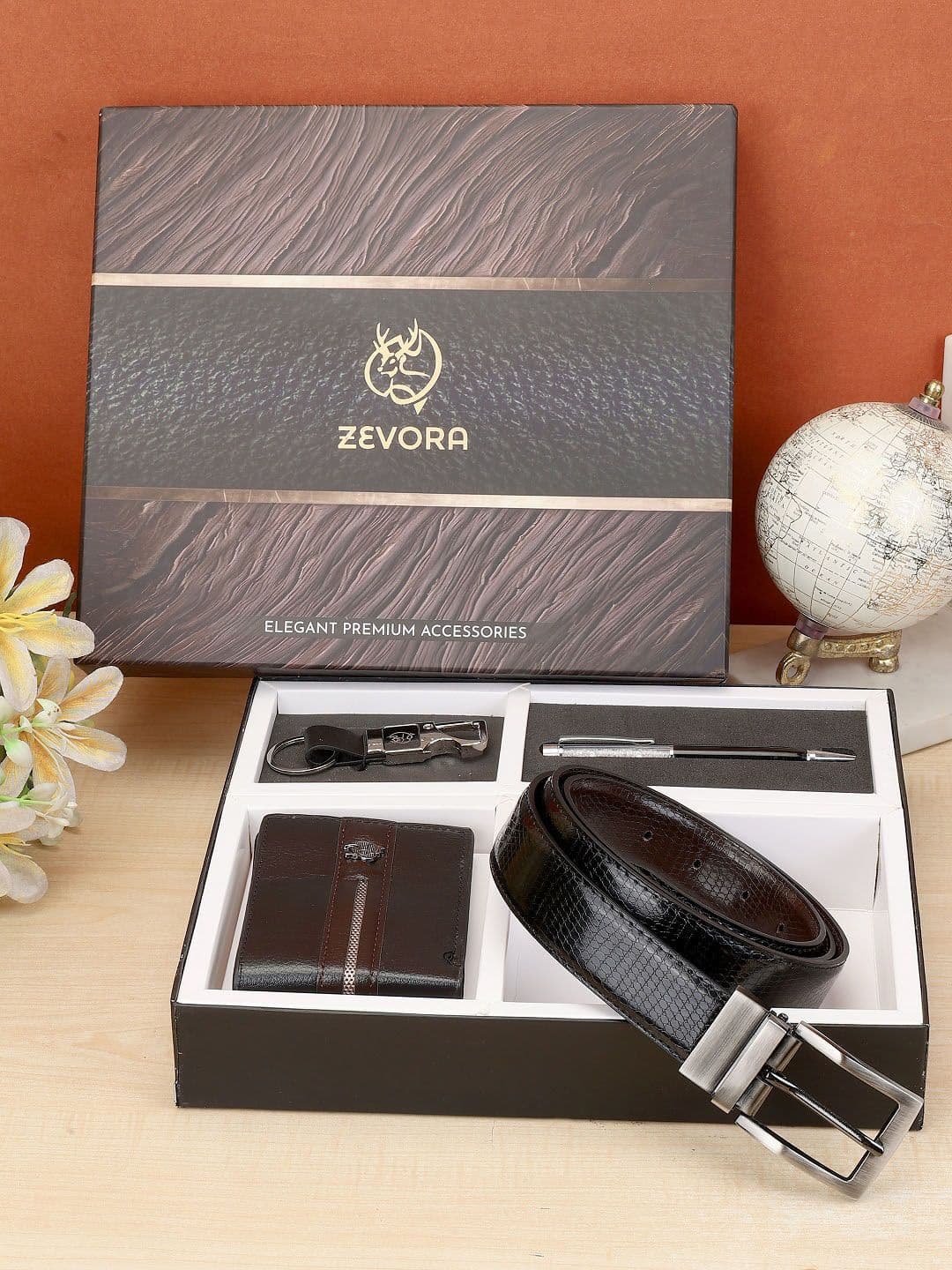 ZEVORA Men Accessory Gift Set of