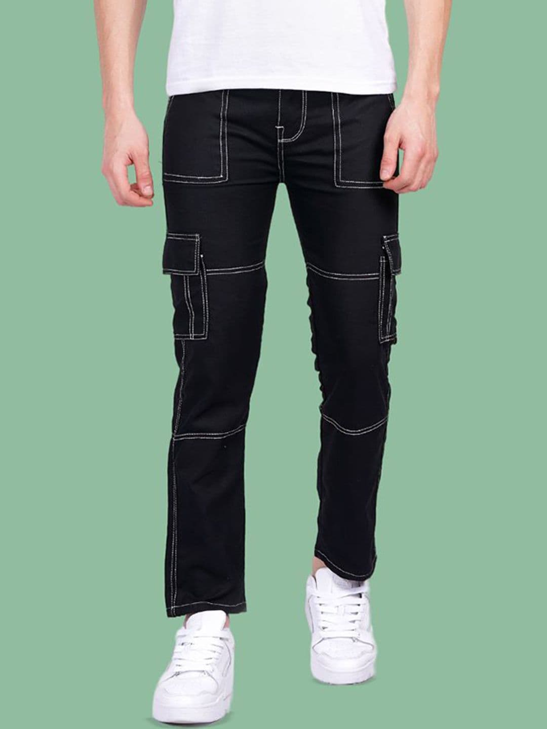 COMFITS Men Regular Fit Low Distress Black Jeans - view 1