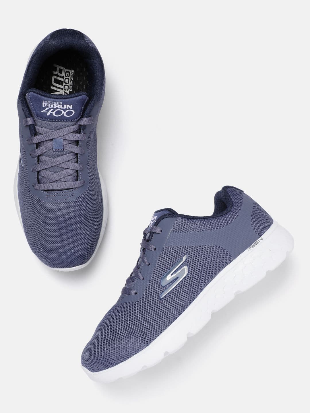 Skechers Men Textile Running Shoes - view 1