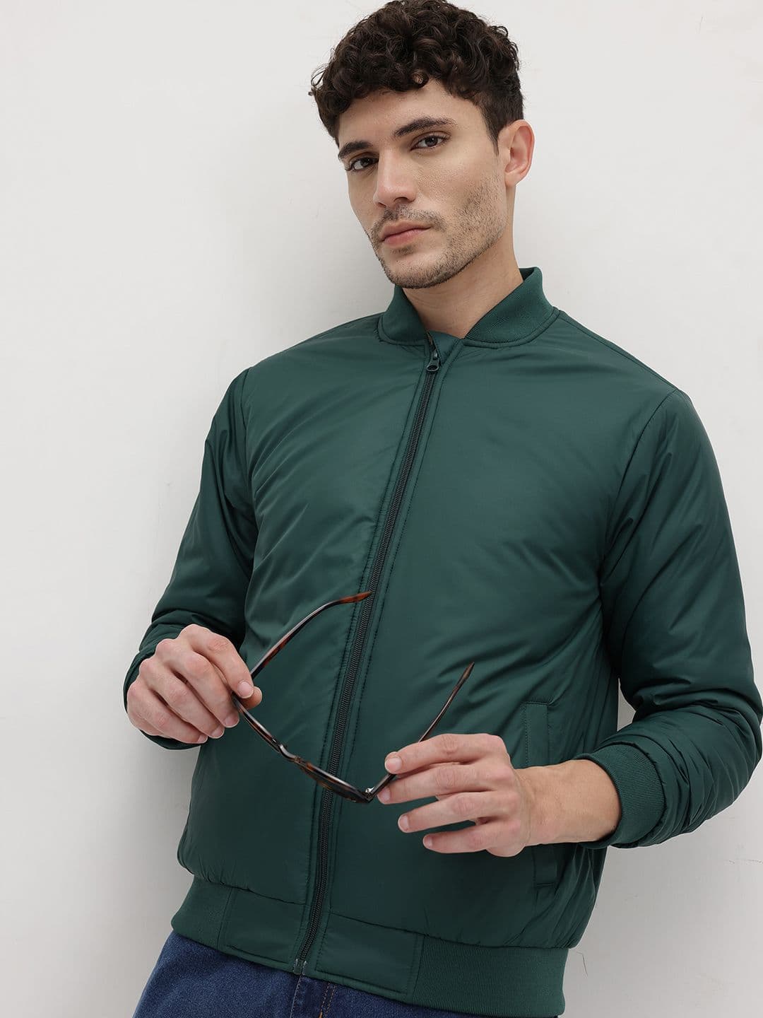The Roadster Life Co. Stand Collar Padded Jacket - view 1