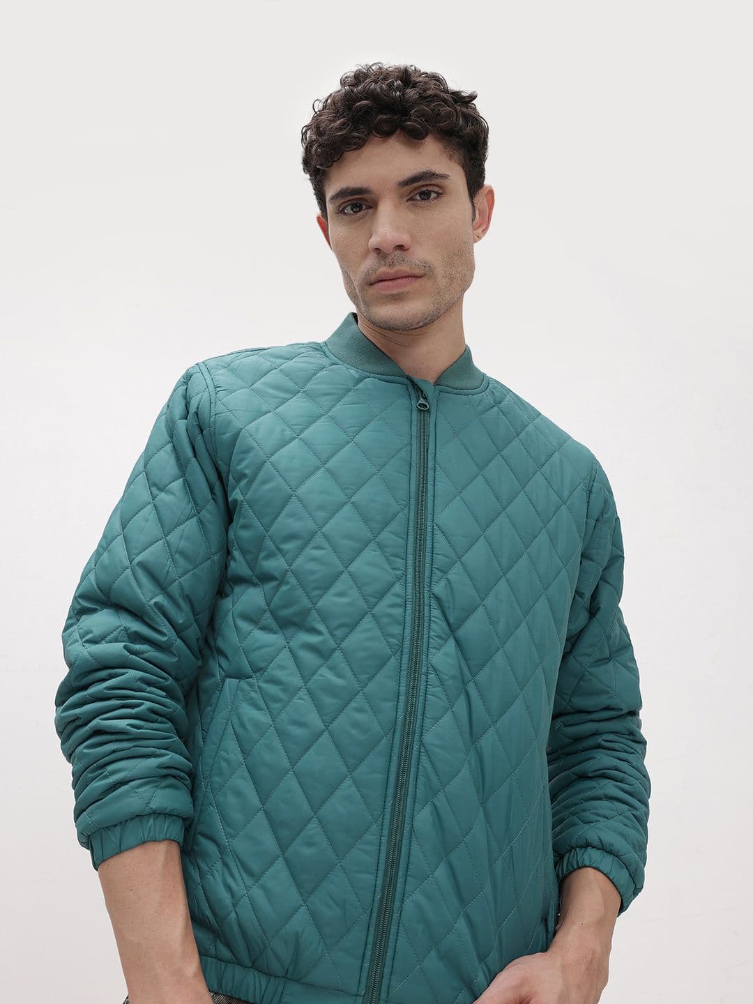 The Roadster Life Co. Stand Collar Quilted Jacket - view 1