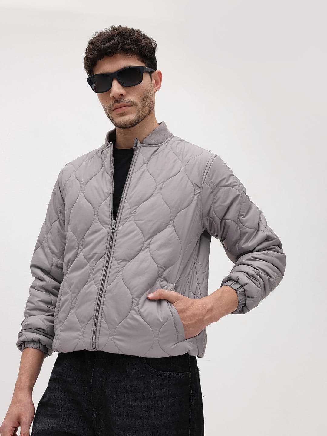 The Roadster Life Co. Stand Collar Quilted Jacket - view 1