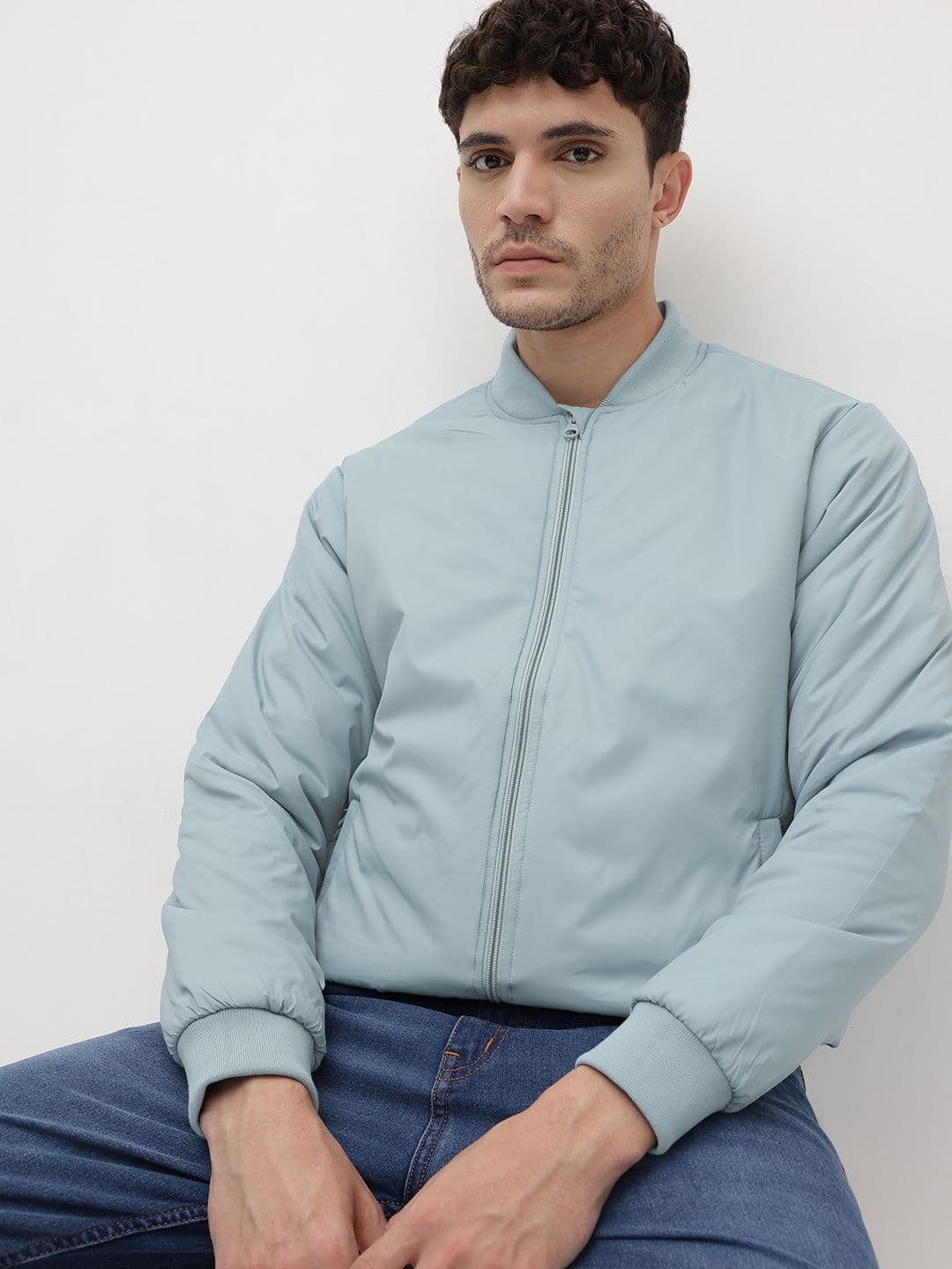 The Roadster Life Co. Stand Collar Regular Fit Jacket - view 1