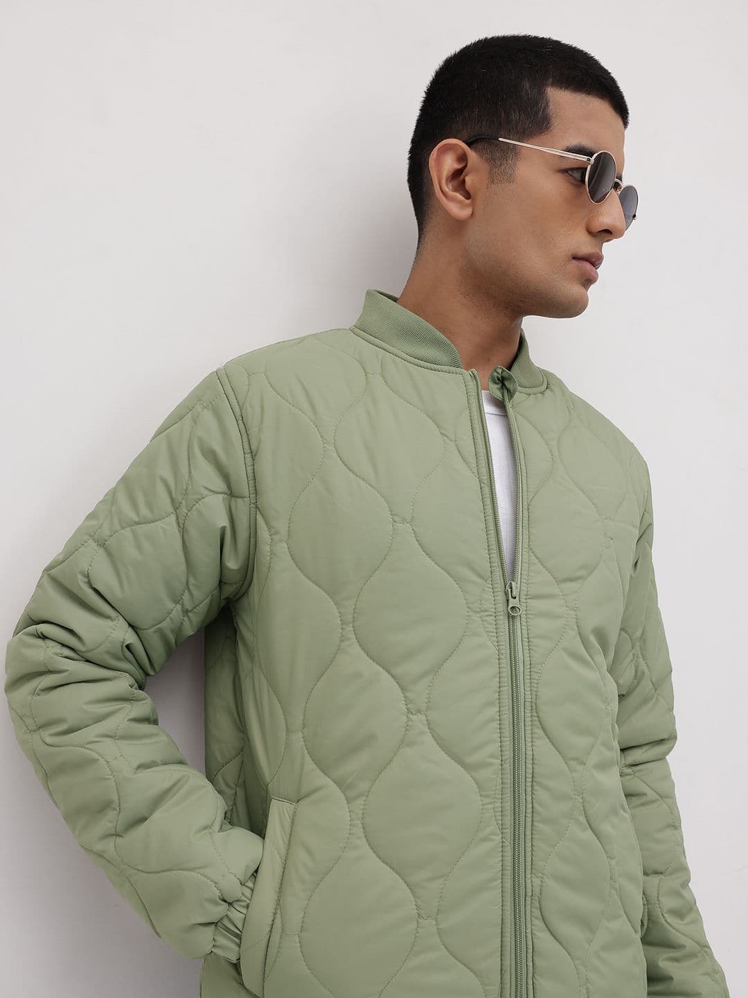 The Roadster Life Co. Stand Collar Padded Jacket - view 1