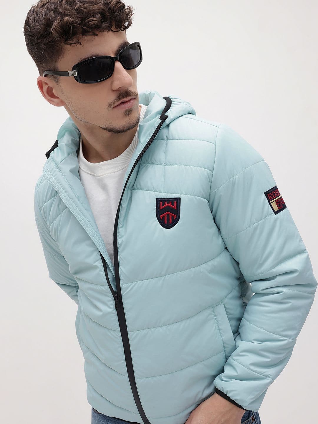 The Roadster Life Co. Men Hooded Padded Jacket - view 1