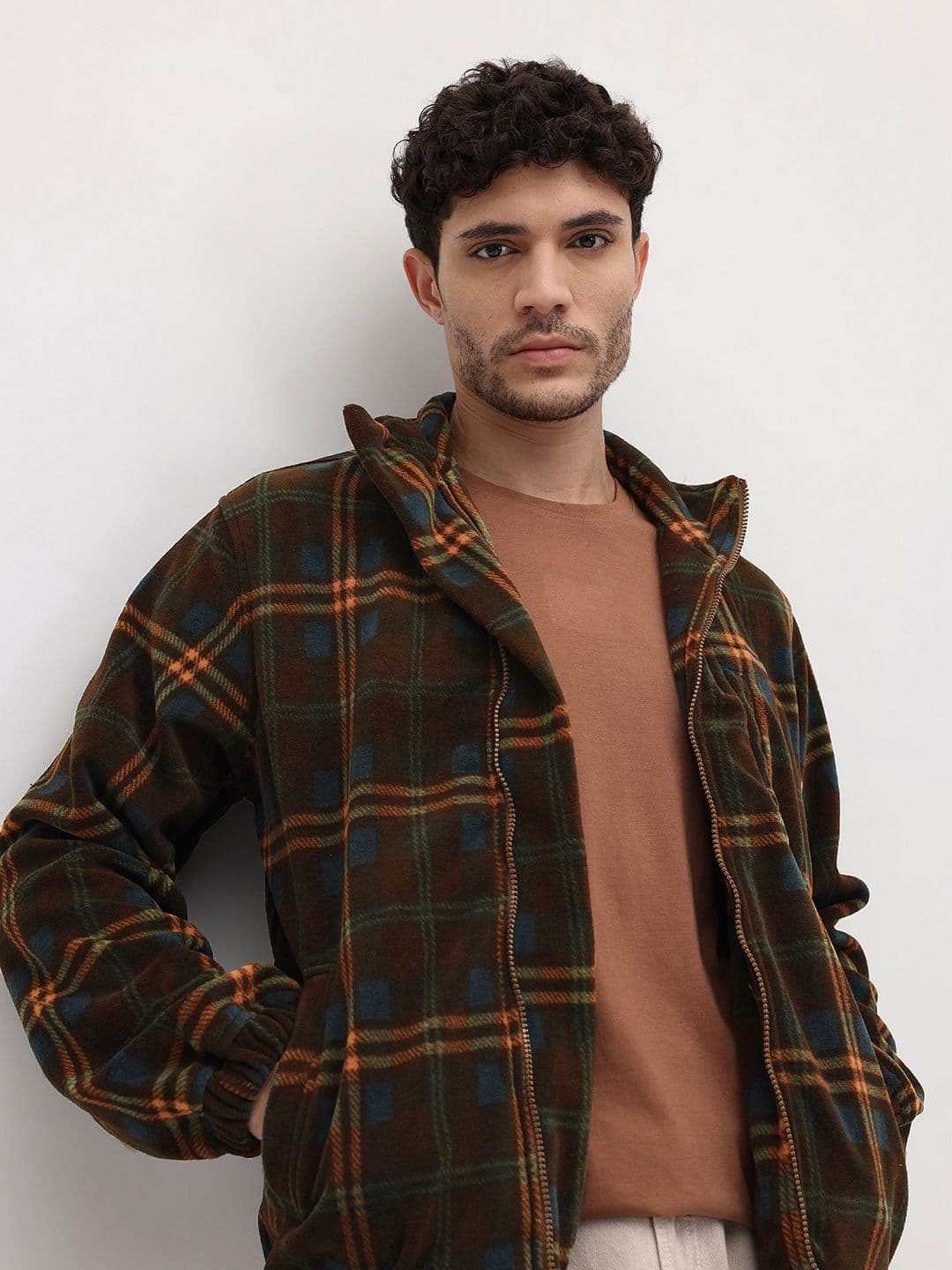 The Roadster Life Co. Checked Bomber Jacket
