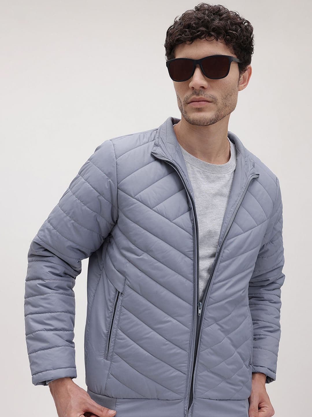 The Roadster Life Co. Mock Collar Padded Jacket - view 1