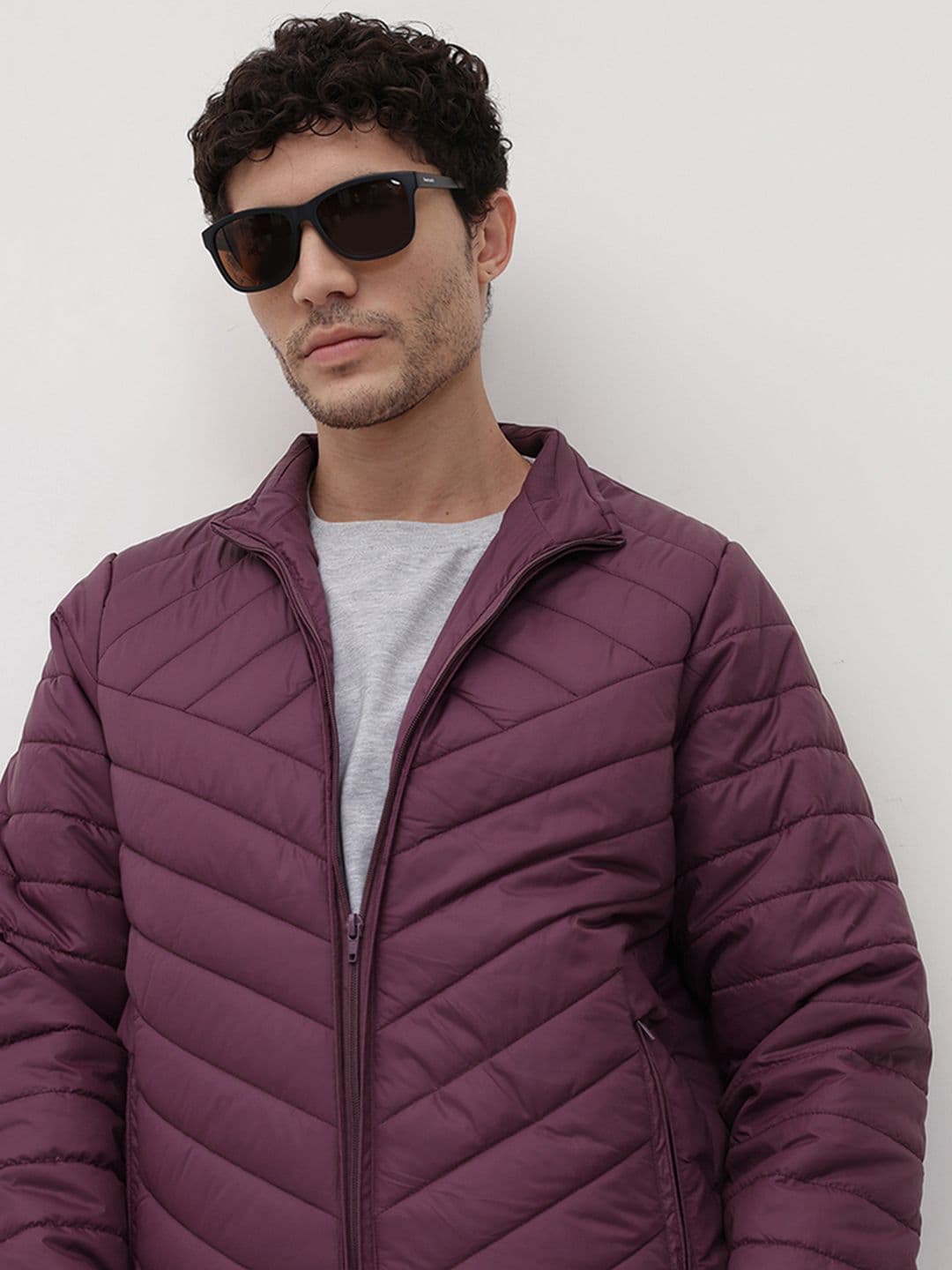 The Roadster Life Co. Mock Collar Padded Jacket - view 1