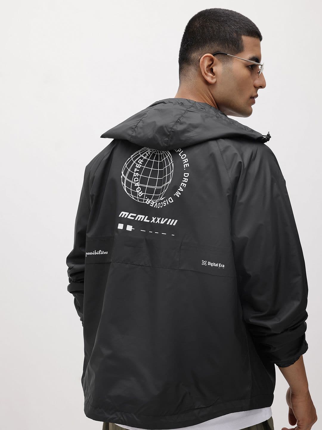 The Roadster Life Co. Typography Print Hooded Tailored Jacket - view 1