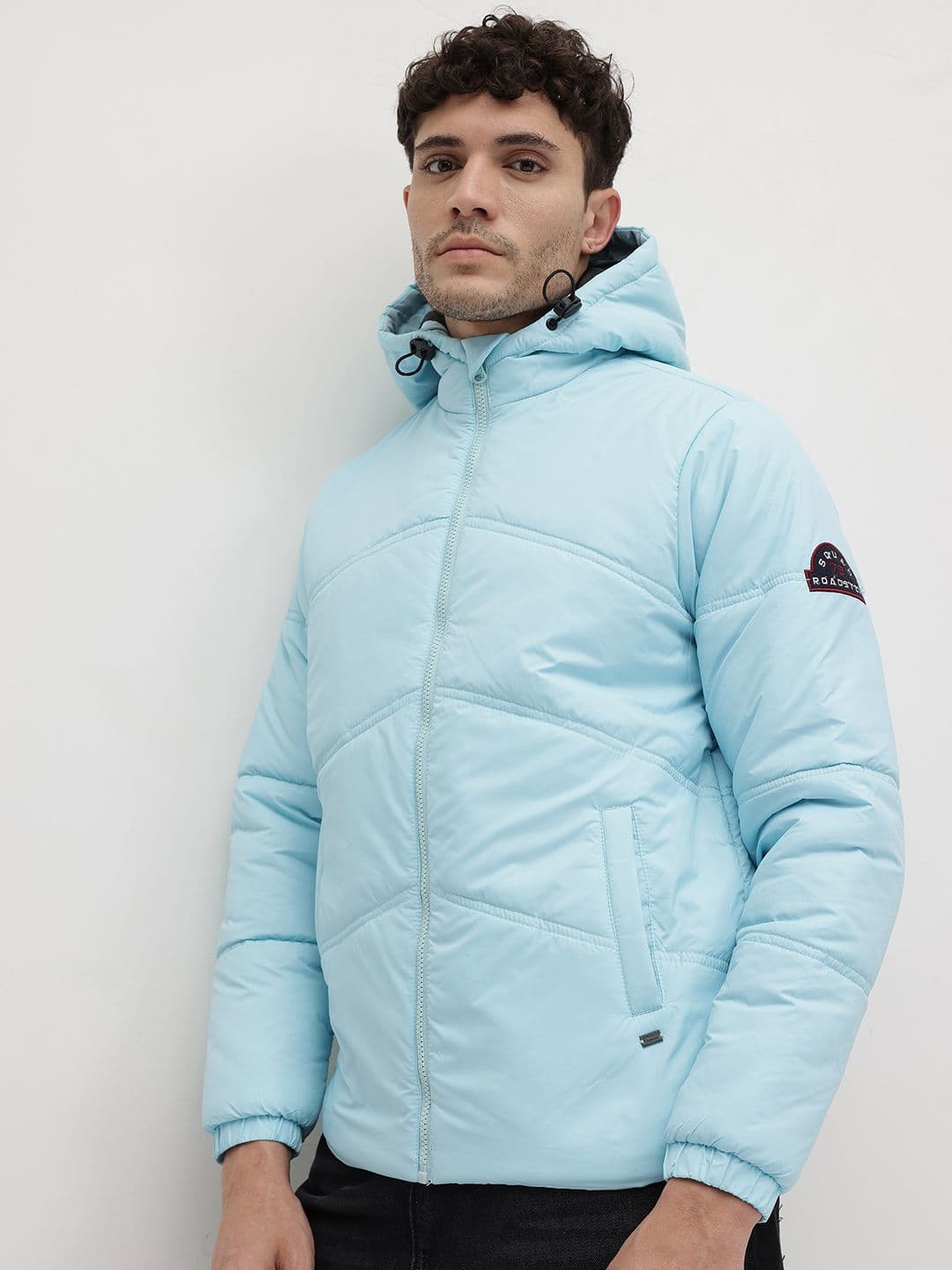The Roadster Life Co. Men Hooded Padded Jacket - view 1