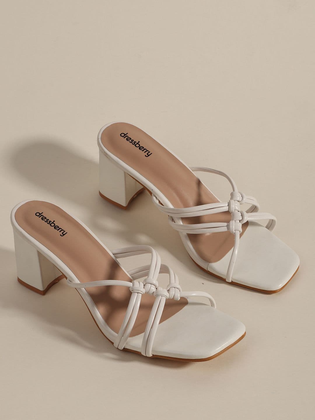 DressBerry Party Block Sandals - view 1