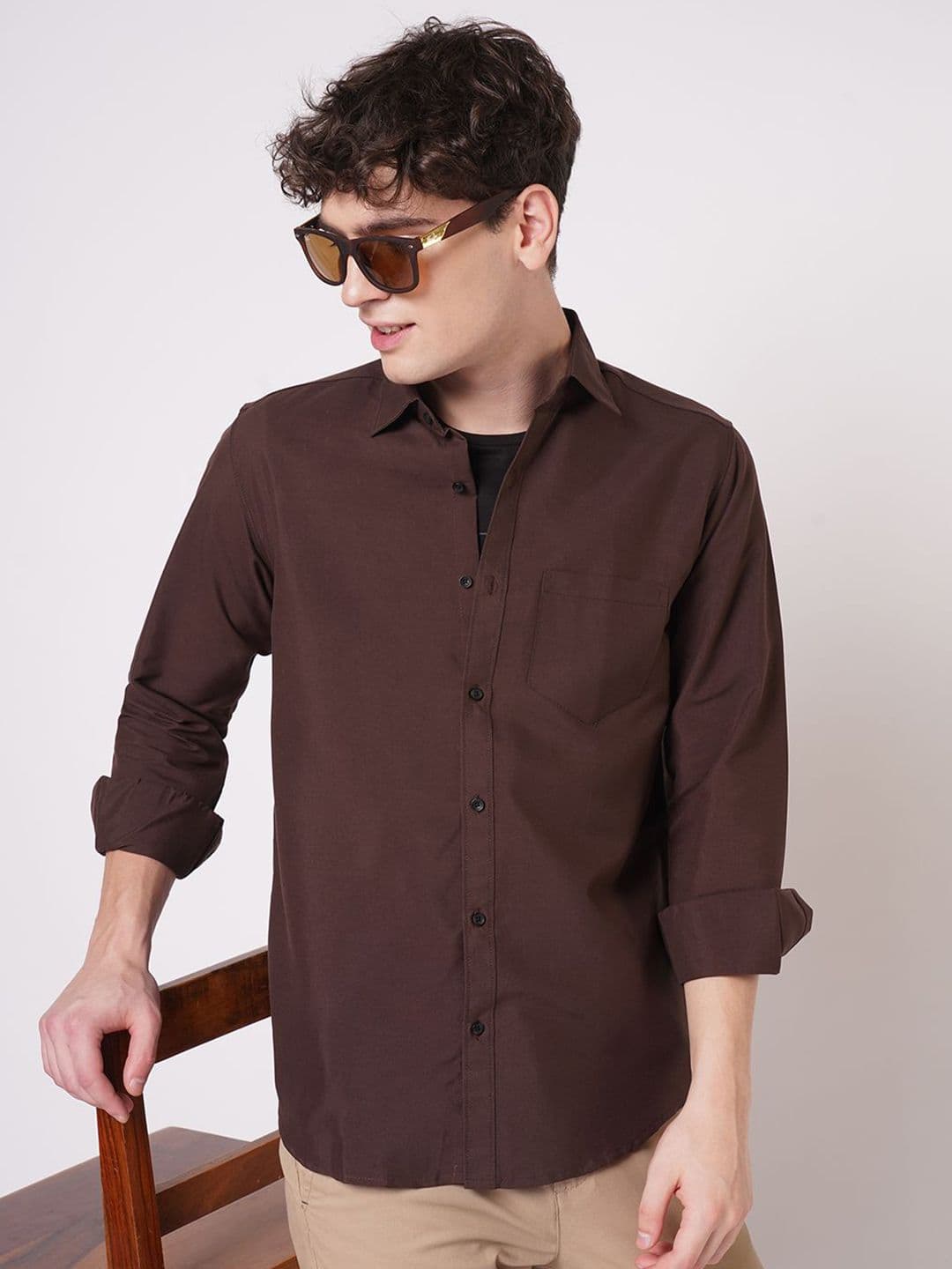 TRYBUY.IN Men Modern Opaque Party Shirt - view 1