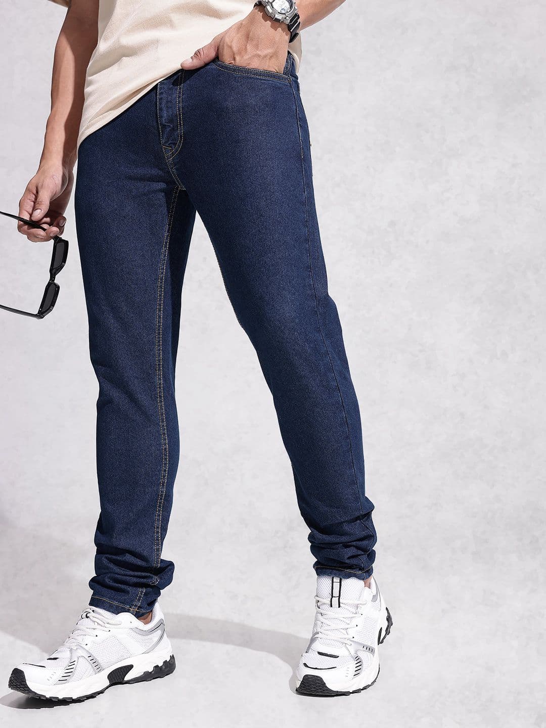 WROGN Men Skinny Fit Stretchable Jeans - view 1