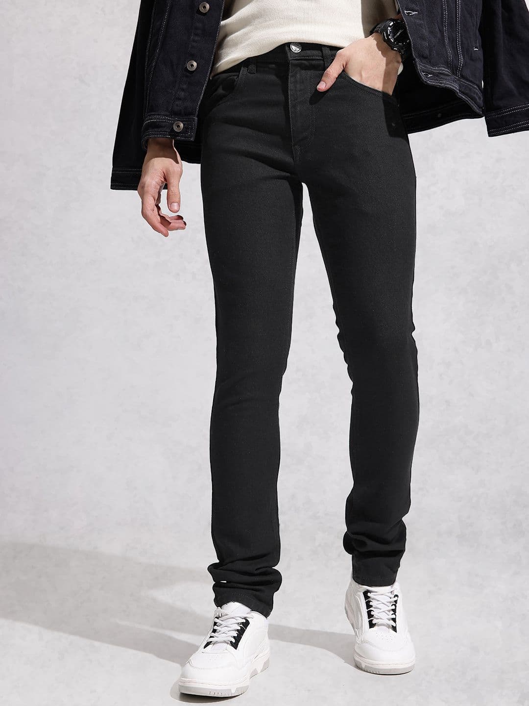 WROGN Men Slim Fit Stretchable Jeans - view 1