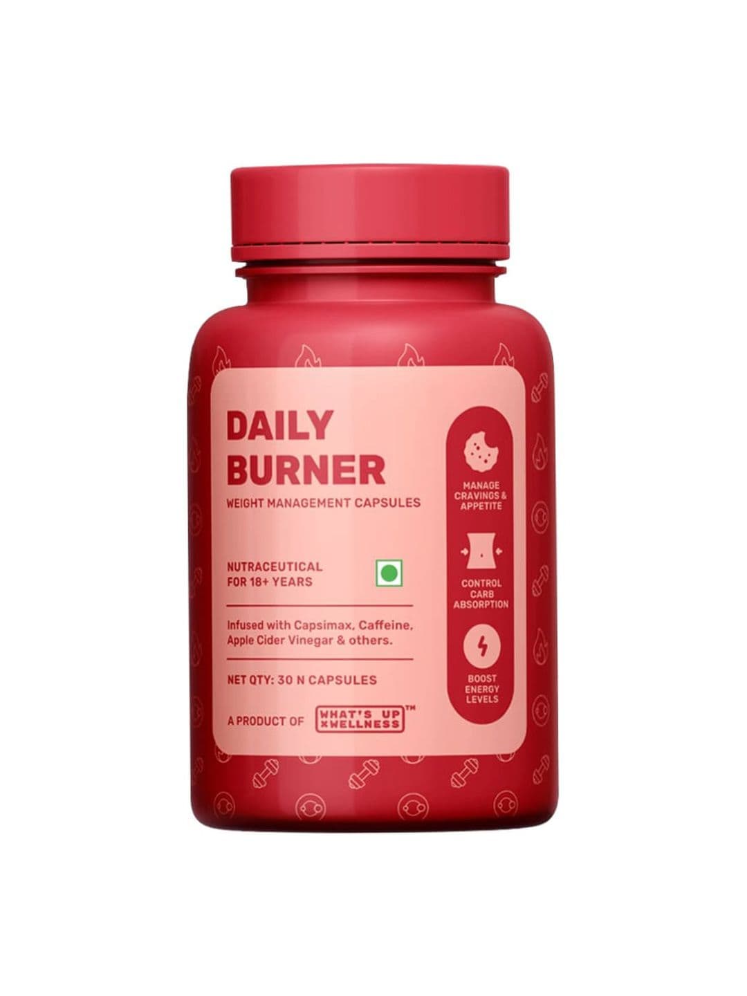 What's Up Wellness Daily Burner Weight Management Capsules - 30 Capsules - view 1