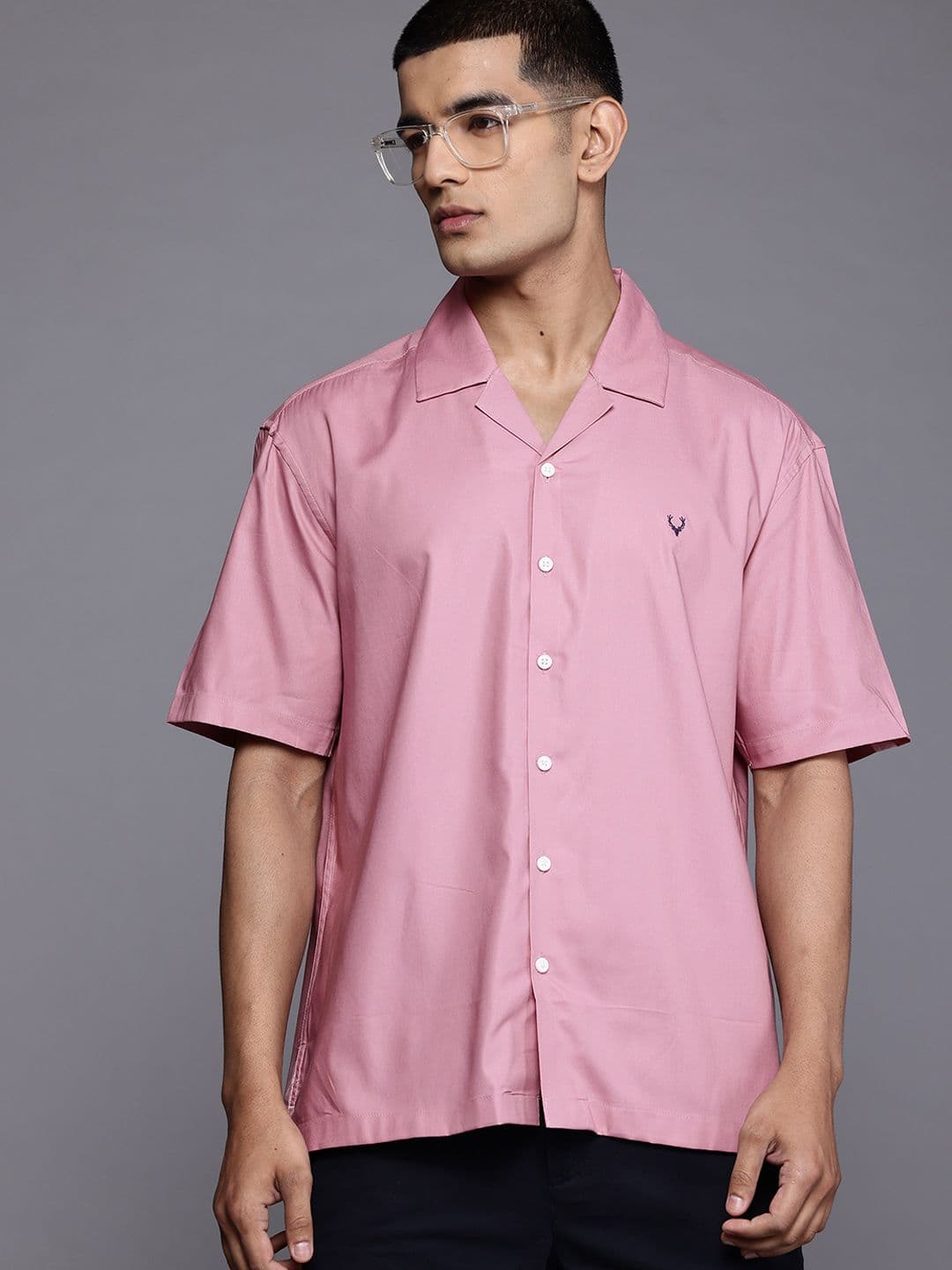 Allen Solly Embroidered Detail Relaxed Casual Shirt - view 1