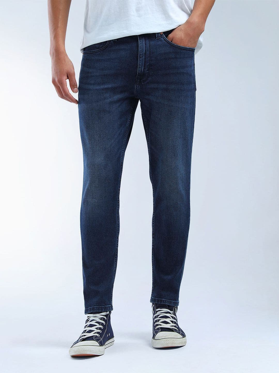 Flying Machine Men Relaxed Fit Light Fade Stretchable Jeans - view 1