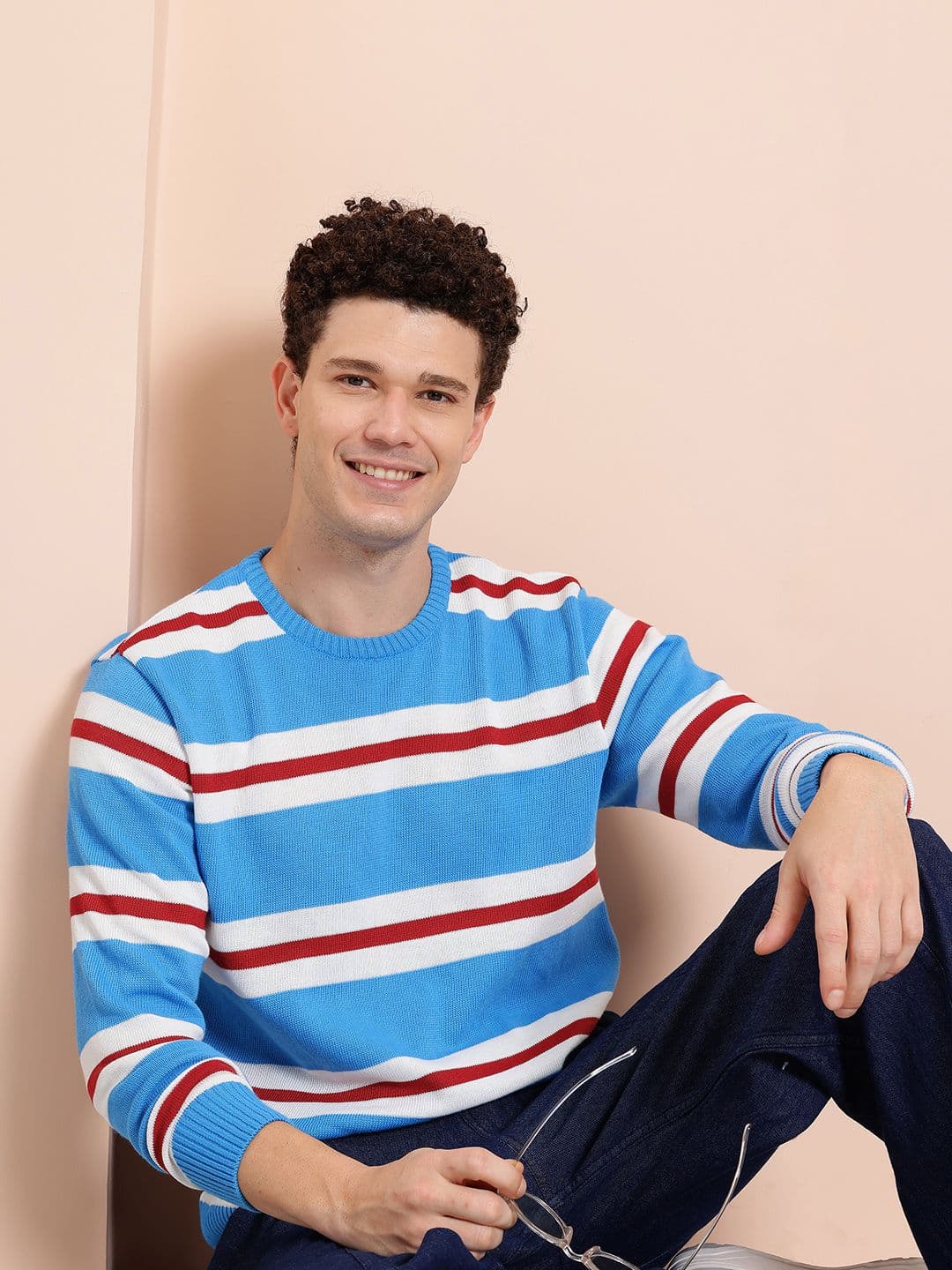 Mast & Harbour Striped Pullover