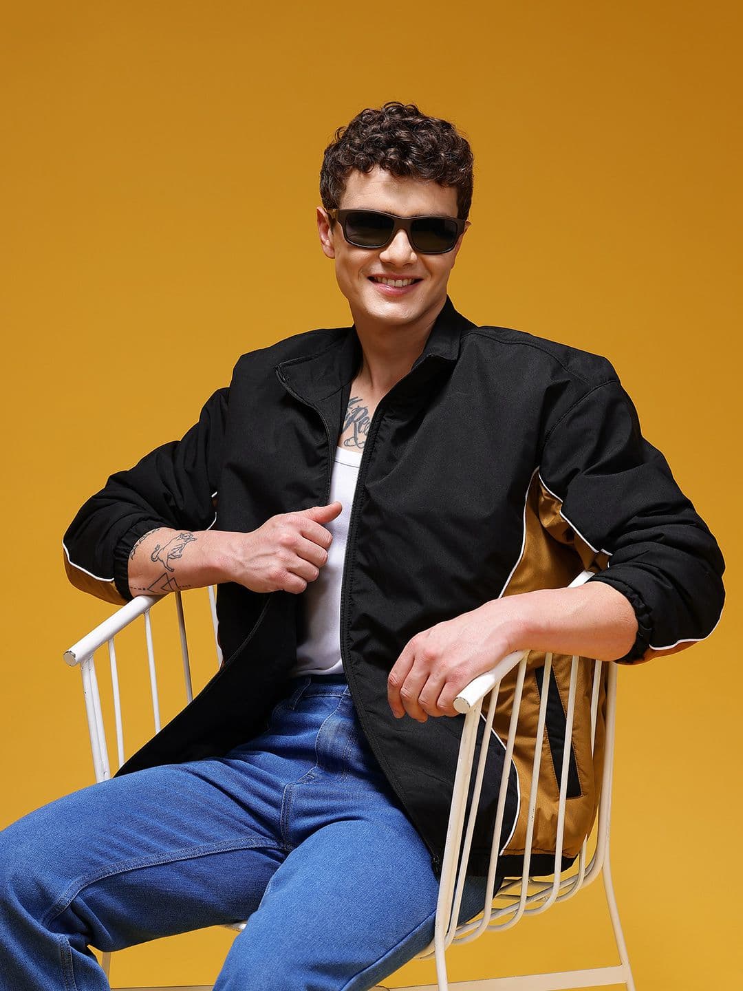 HERE&NOW Colourblocked Windcheater Jacket