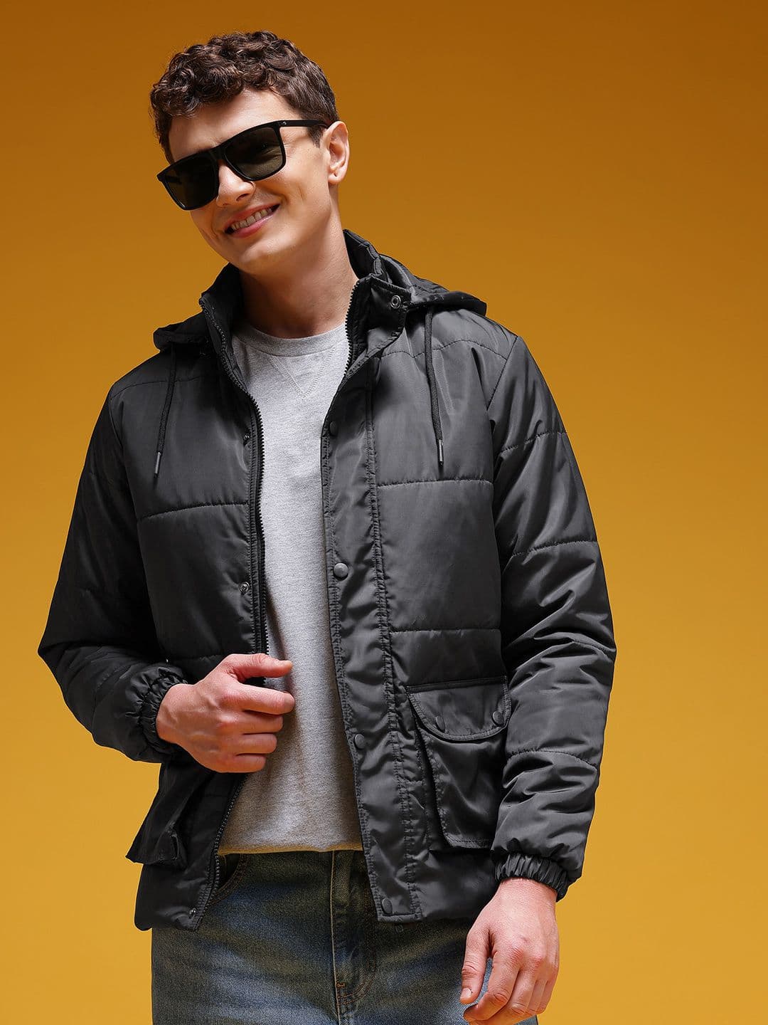 HERE&NOW Hooded Padded Jacket