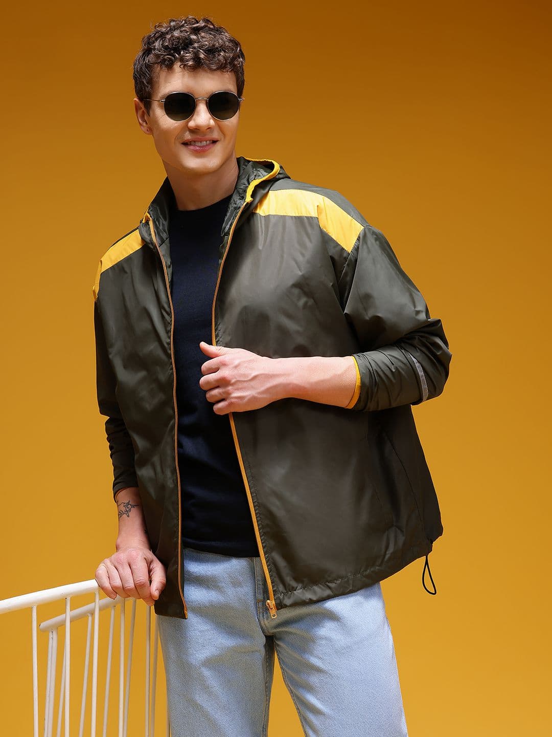 HERE&NOW Hooded Bomber Jacket - view 1