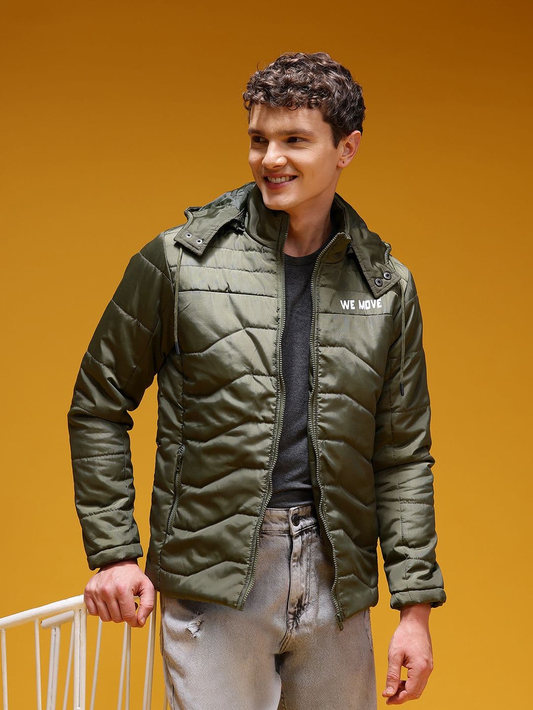 HERE&NOW Hooded Padded Jacket - view 1
