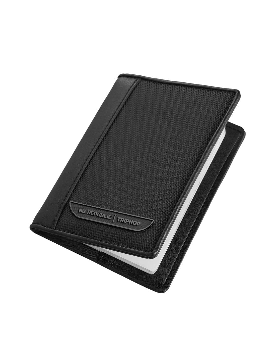 Nu Republic Triphop Textured Leather Passport Holder - view 1