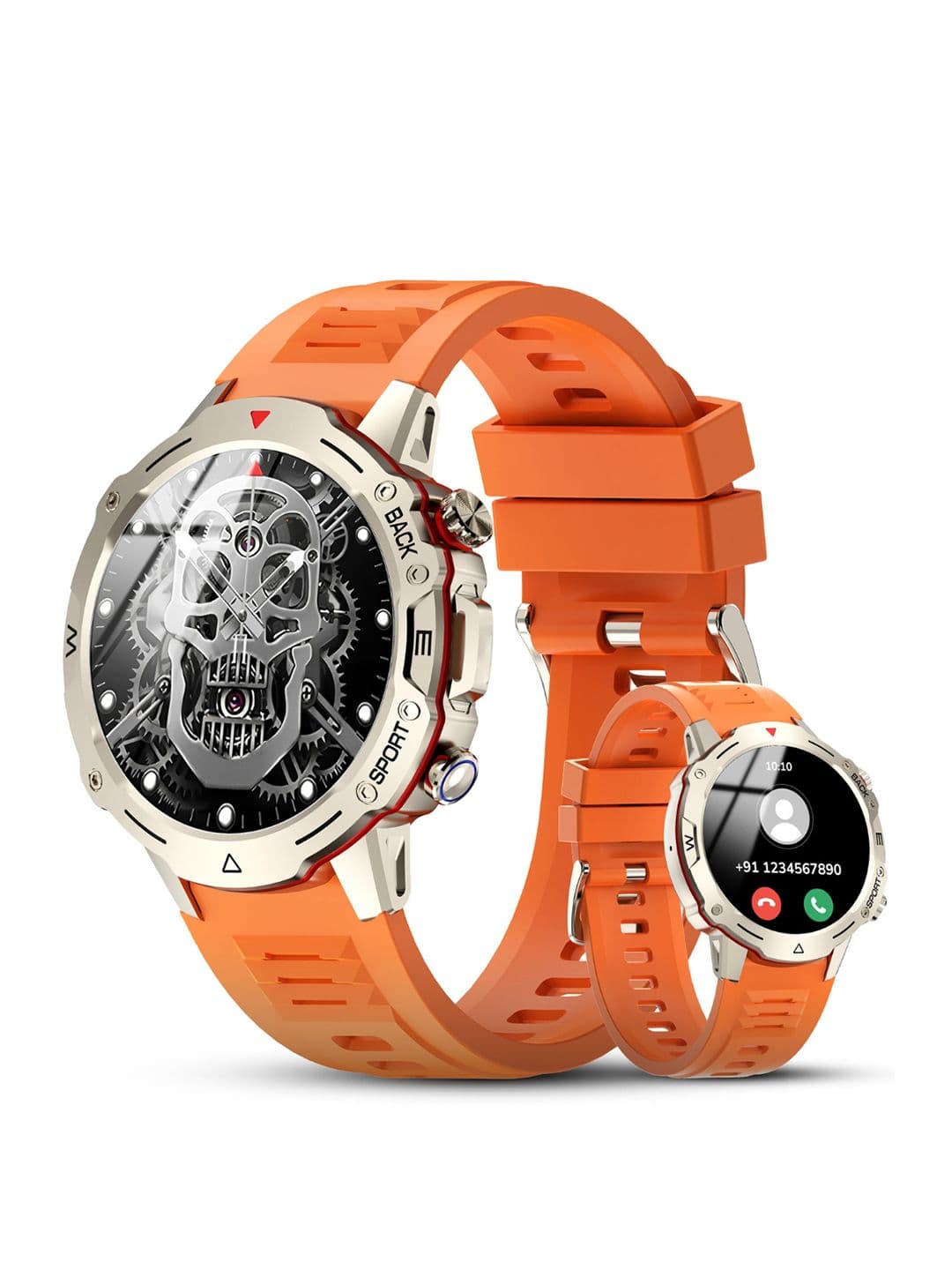 nervfit Unisex Sports Smartwatch With 1.4" NervX Super HD Display BLAZE-TGOLD-BM