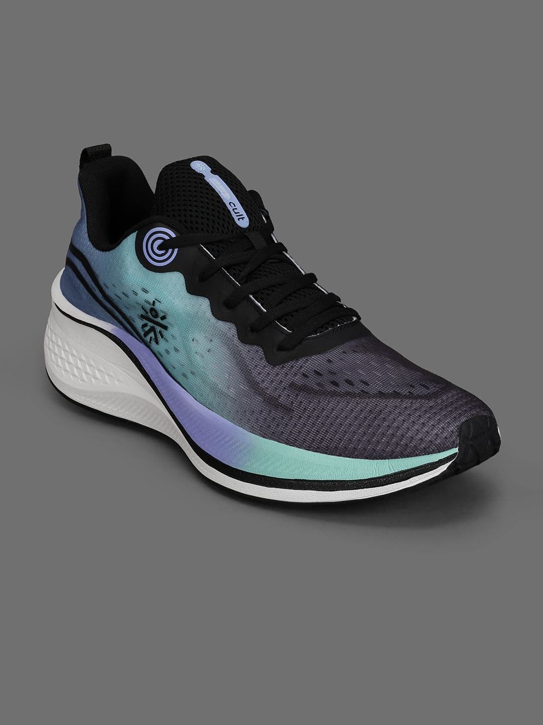 CULT Men Dynex Running Shoes - Black/Indigo Blue - view 1