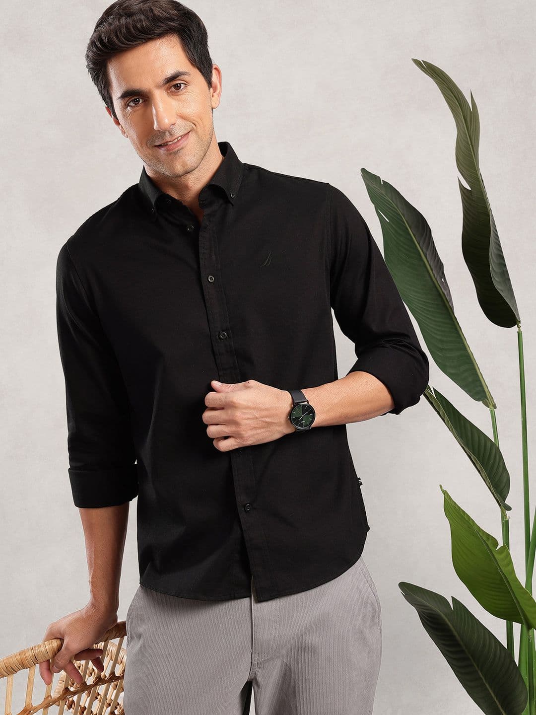 Nautica Men CottonCore Slim Fit Casual Shirt - view 1