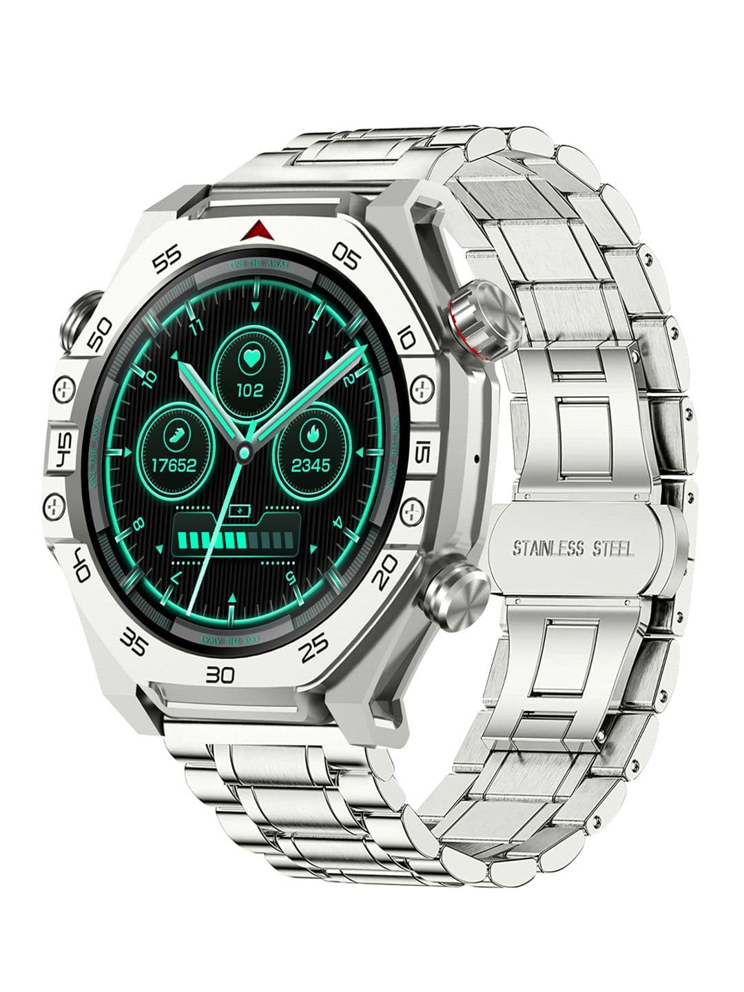 Timex Smart NexGen 1.43"(3.6cm) AMOLED Display & BT Calling Smartwatch TWTXW701T
