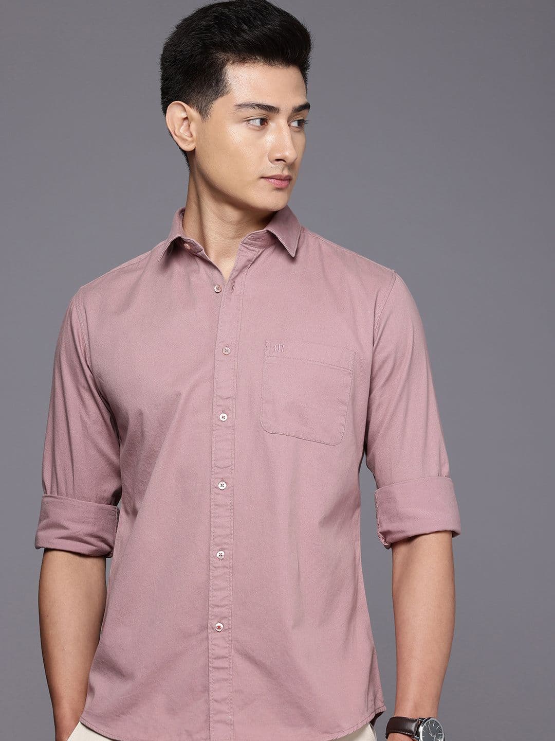 Raymond Pure Cotton Slim Fit Casual Shirt - view 1